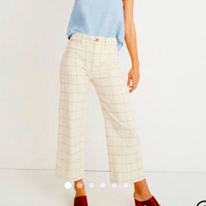 Madewell Emmett Wide-Leg Crop — size 25